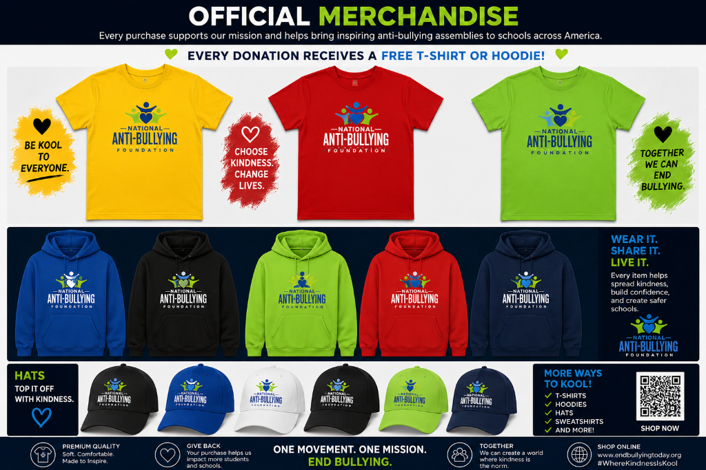 Official National Anti-Bullying Foundation Merchandise