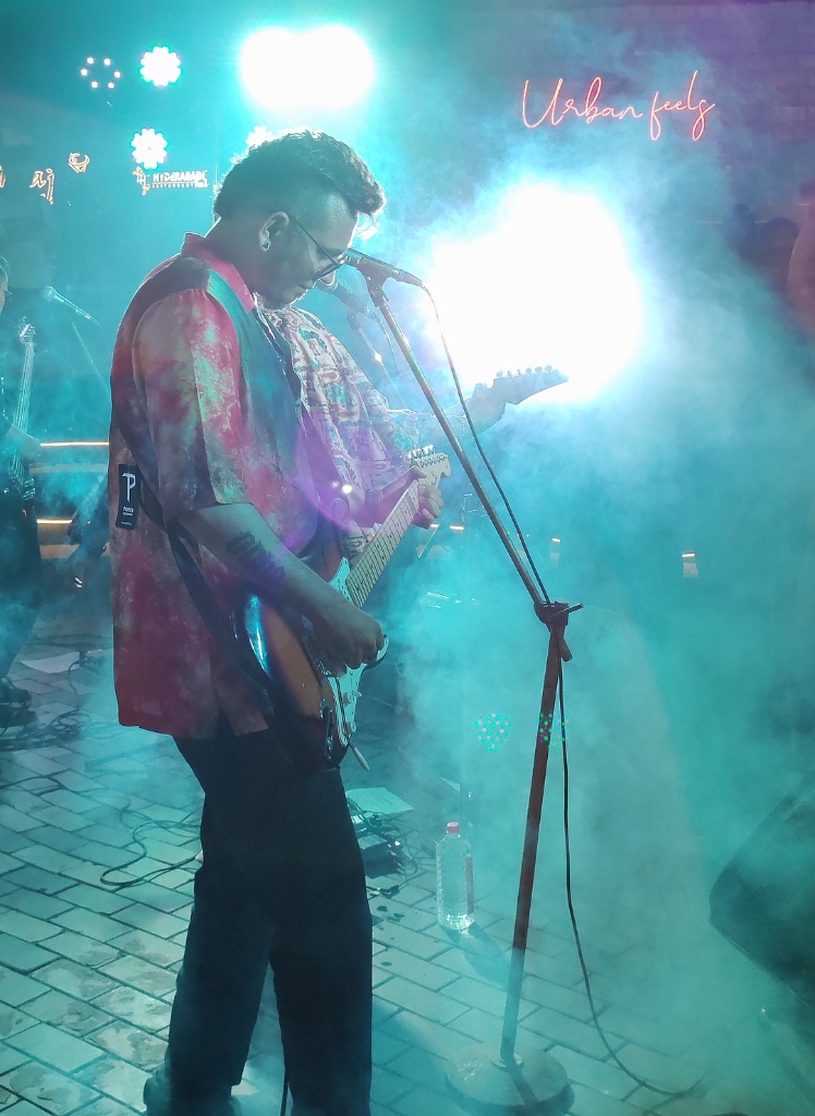 Joel Mogera on stage