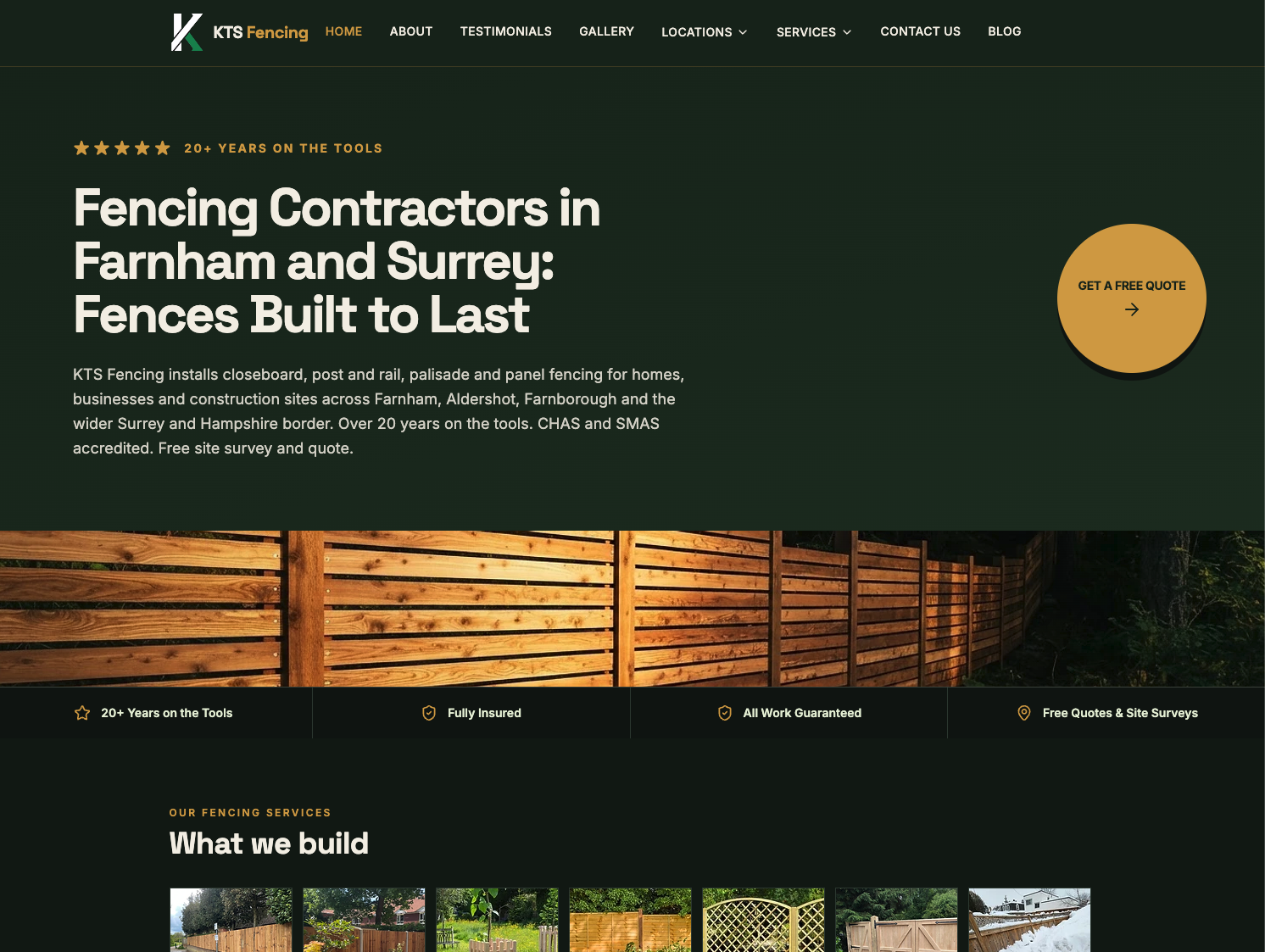 KTS Fencing website