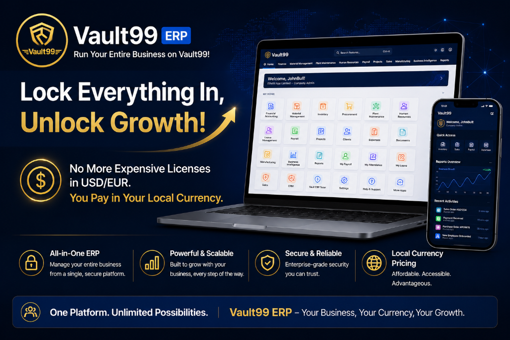 Vault99 ERP Platform