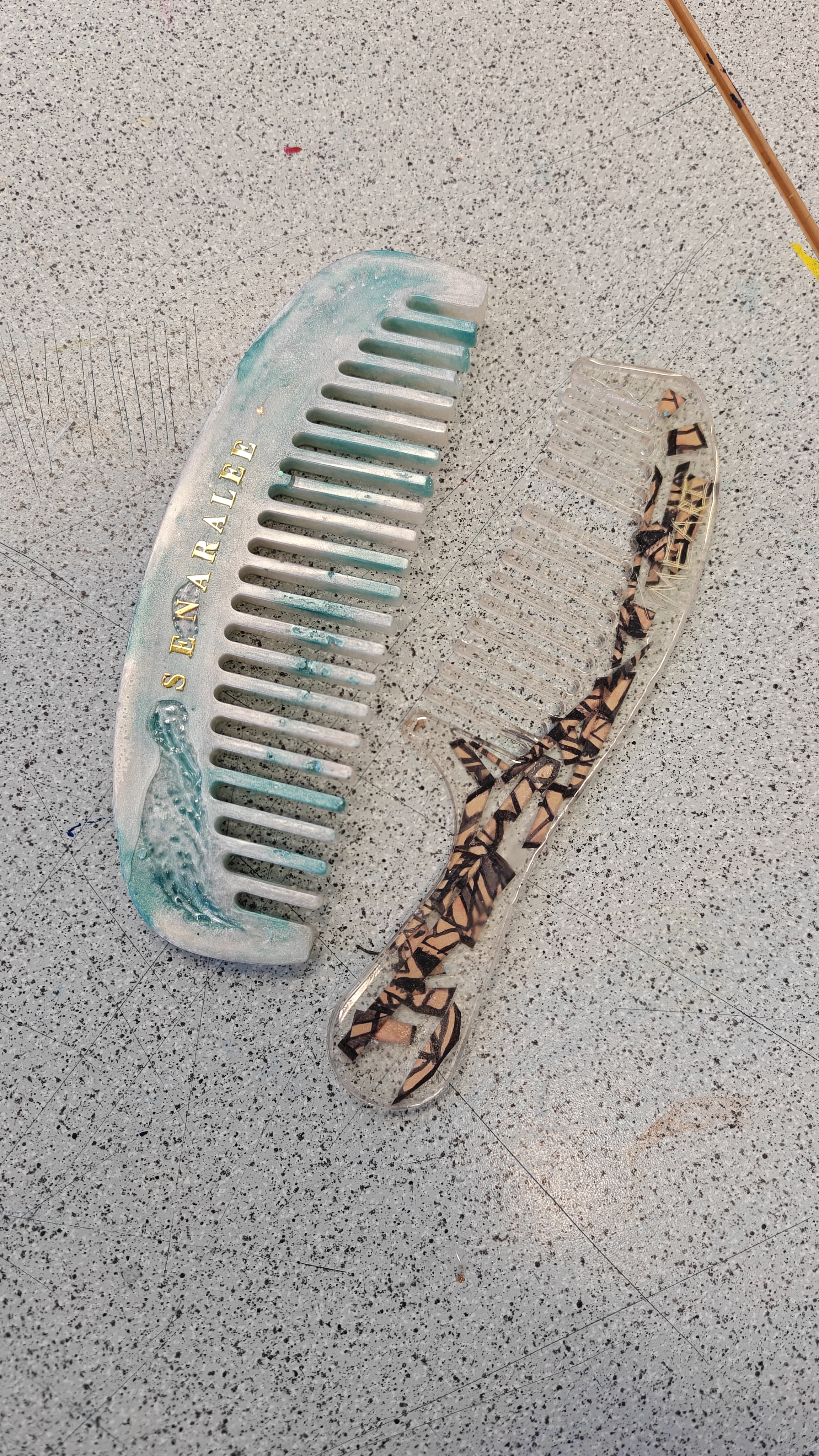 Personalised Resin Combs