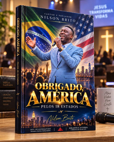NILSON BRITO — A VOZ DA FÉ NA AMÉRICA — capa alternativa