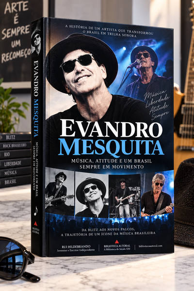 EVANDRO MESQUITA: A ARTE DE NÃO PARAR — capa alternativa
