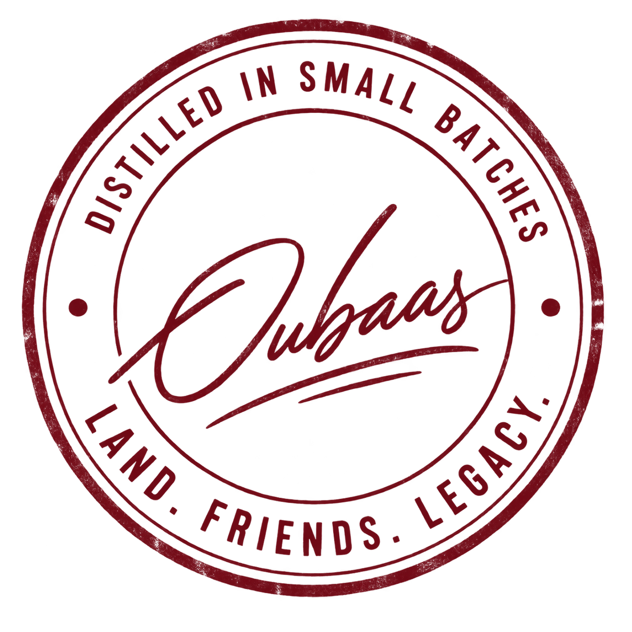 Oubaas Brandy badge