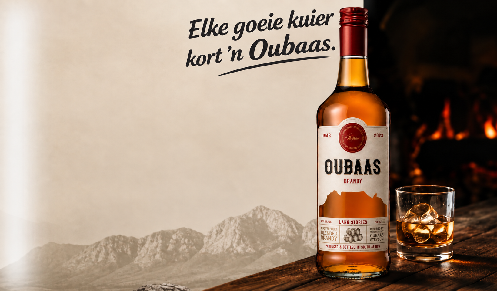 OuBaas Brandy — lang stories, goeie brandy