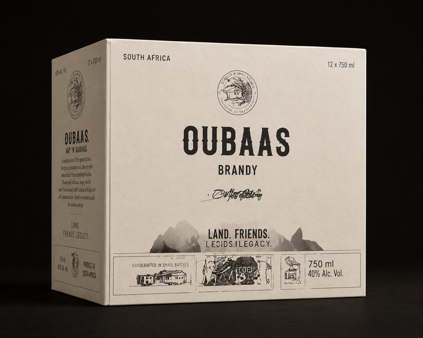Oubaas Brandy bottle for sale