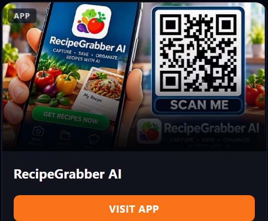 RecipeGrabber AI preview