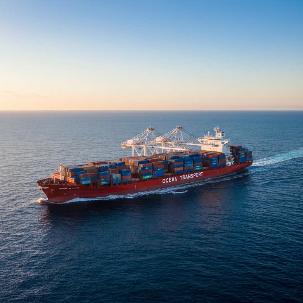 Ship at sea