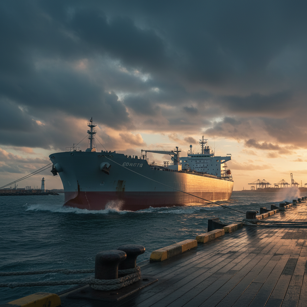 Vessel at sea