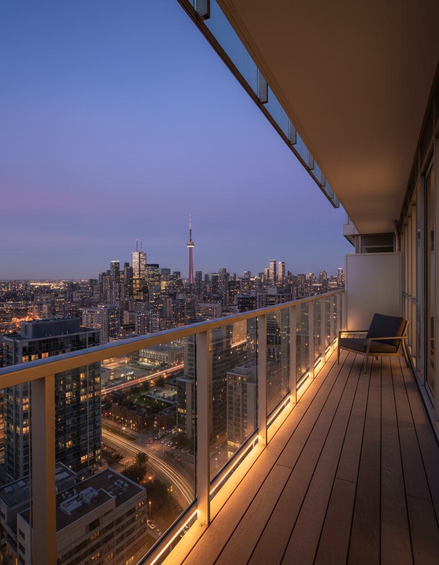 King West Loft — Glass Railing