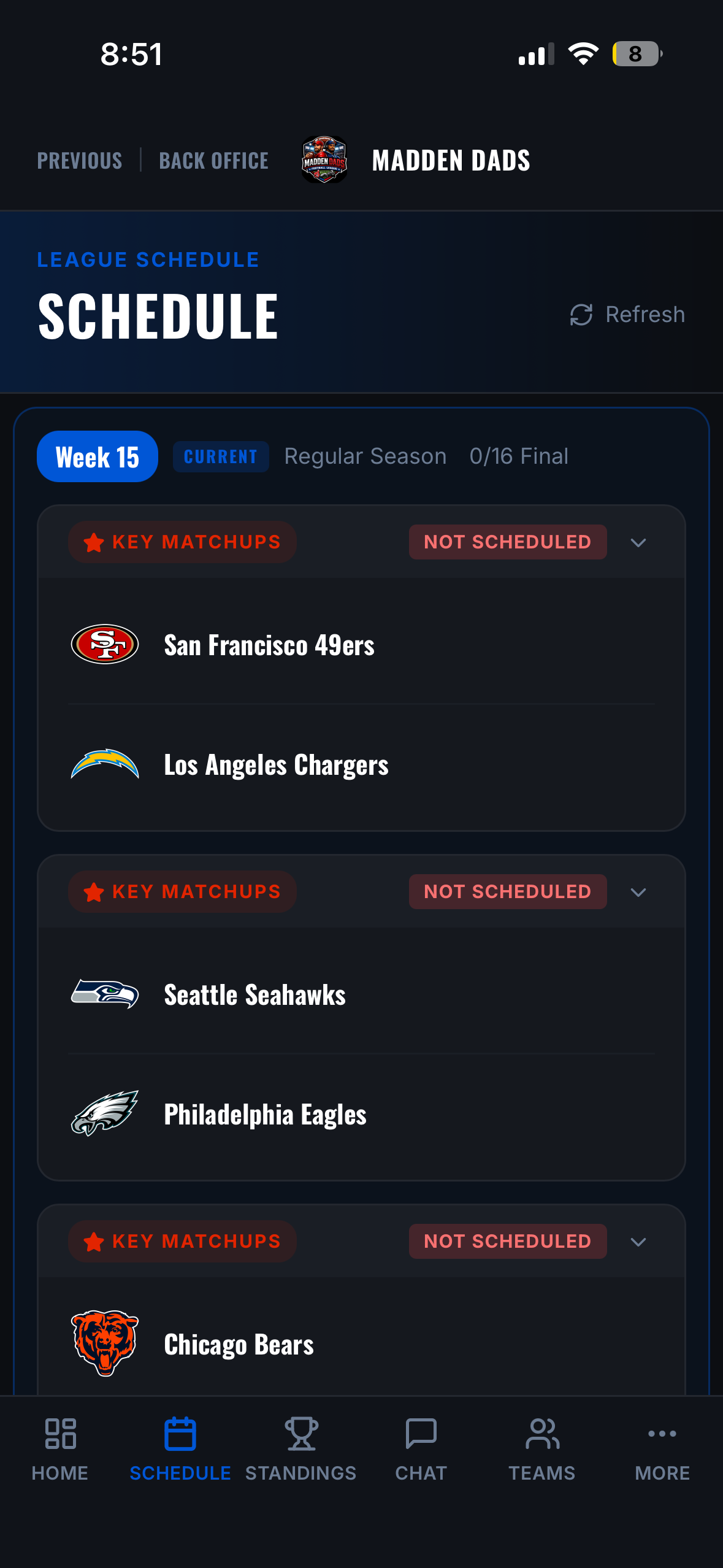 Schedule & Game Scheduling — Pro League HQ