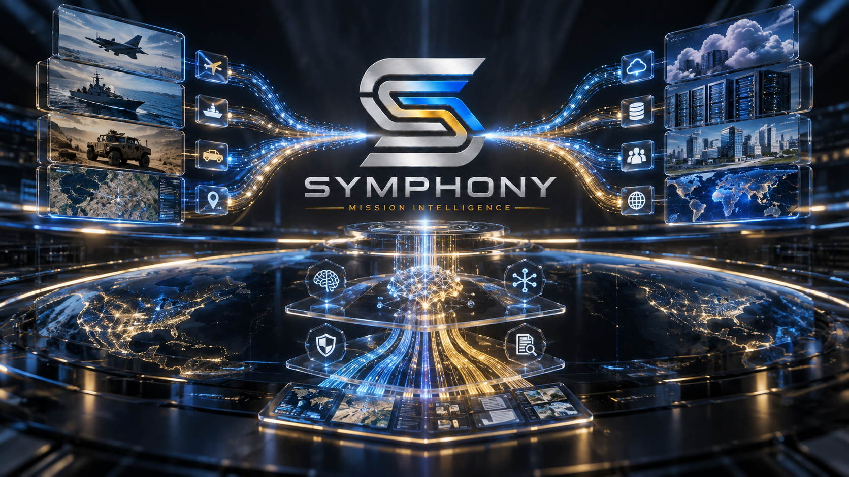 GCAI Symphony mission intelligence platform visualization