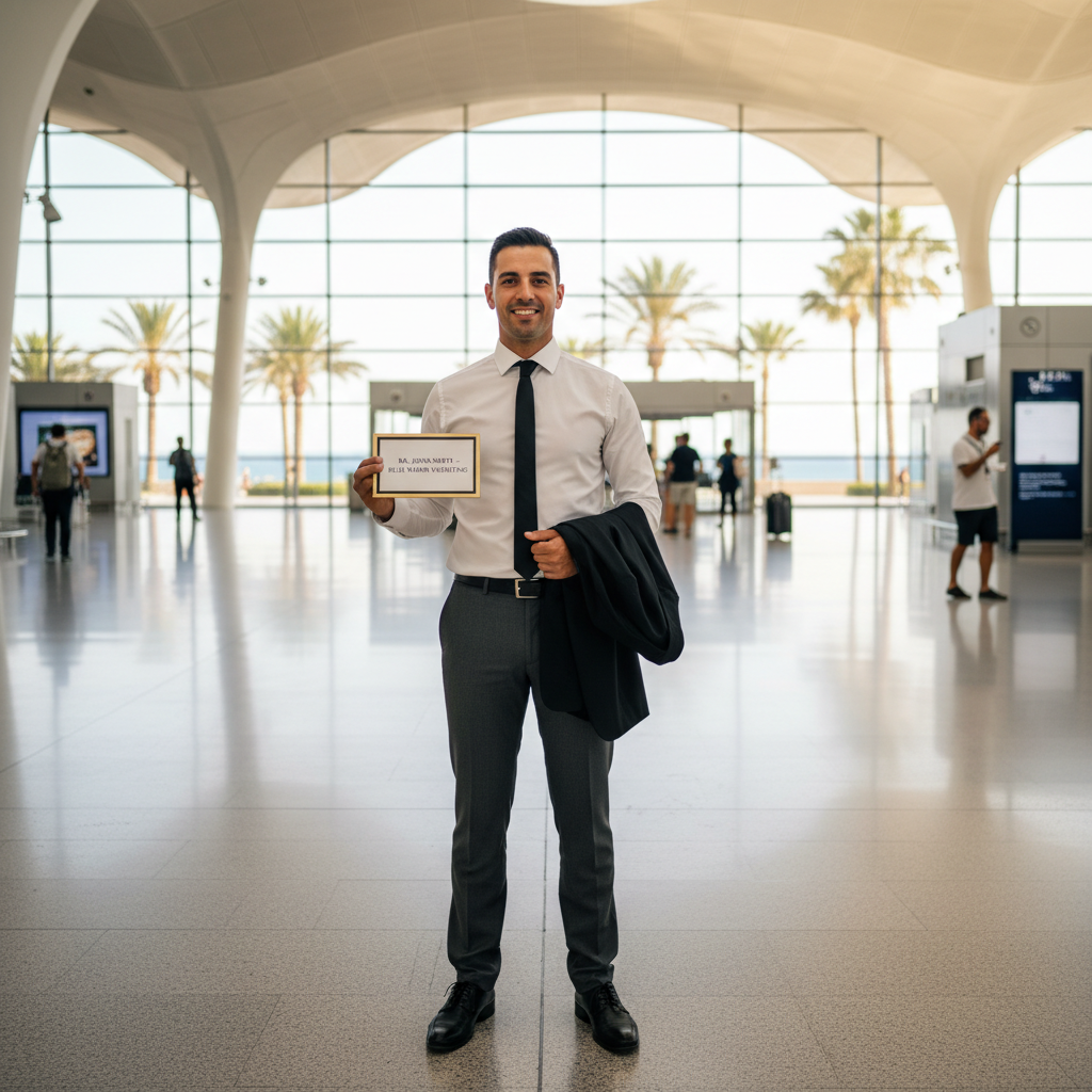 Airport reception