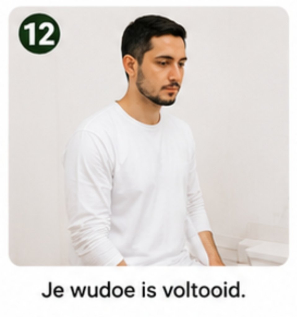 Wudoe voltooid