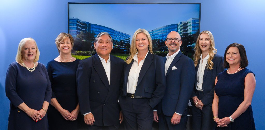 Corporate team group portrait