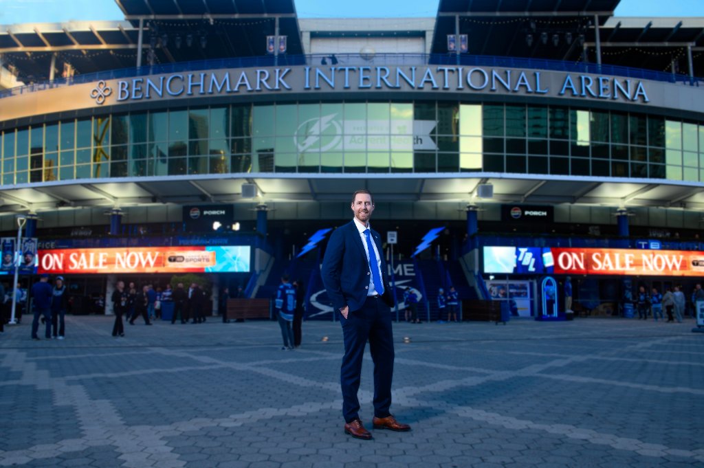 Executive portrait at Benchmark International Arena