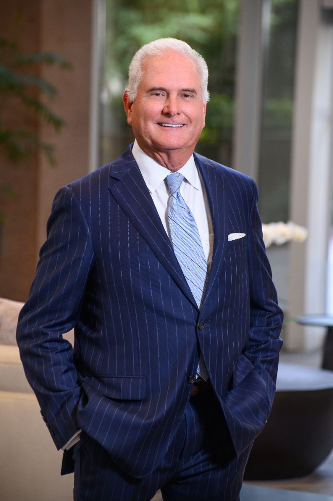 Executive portrait in lobby