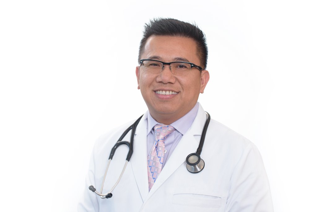 Doctor headshot white background