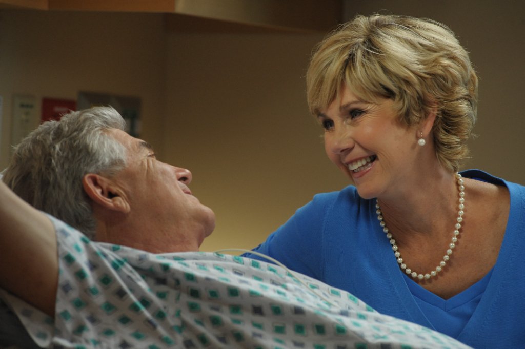 Hospital bedside scene