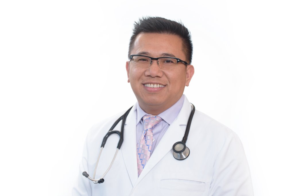 Doctor headshot white background