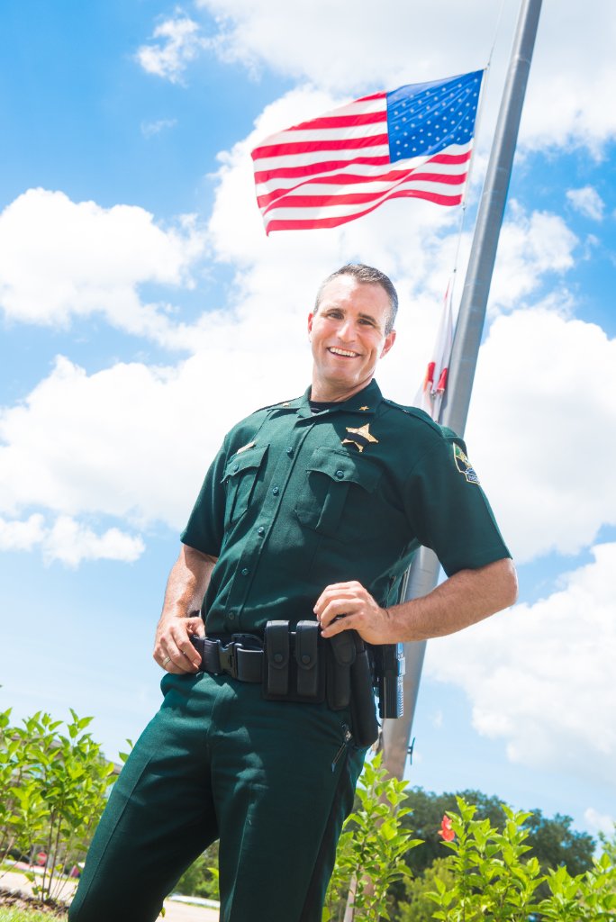 Law enforcement officer portrait