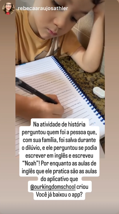 rebecaaraujosathler - Na atividade de história perguntou quem foi...