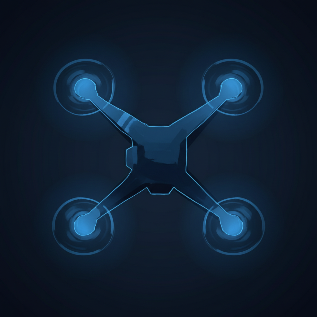 Abstract drone illustration