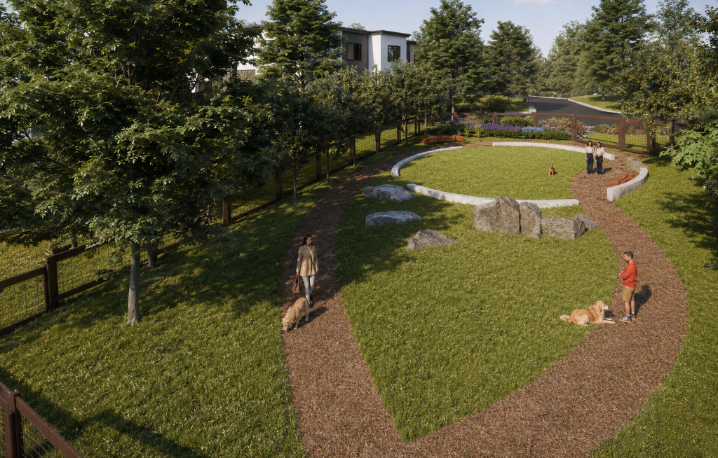 Future community amenities conceptual rendering