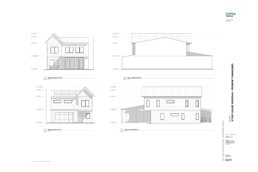 Block 4 conceptual building elevations