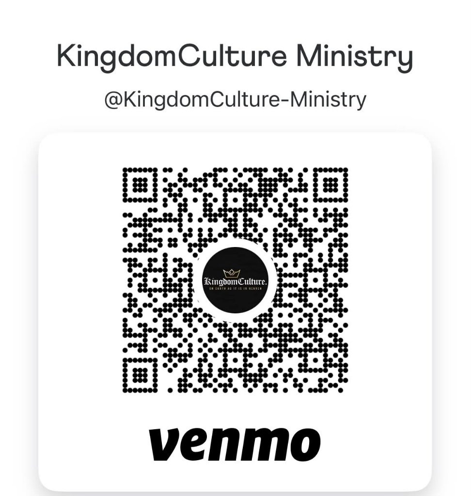 Venmo QR Code - @KingdomCulture-Ministry