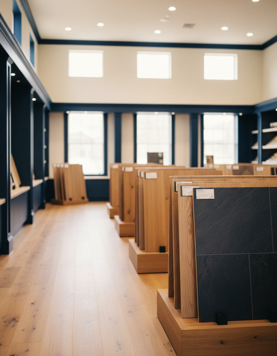 Grand Design flooring showroom in Jackson, Wyoming