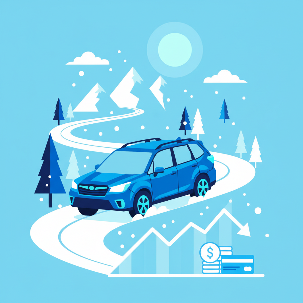 Illustration: Subaru Forester usagé Québec: VUS compact traction intégrale prêt auto