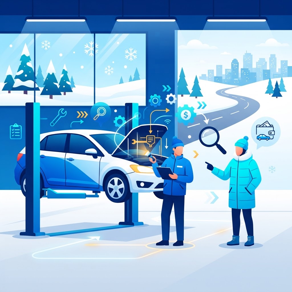 Illustration: Inspection pré-achat d'une voiture d'occasion au Québec : checklist