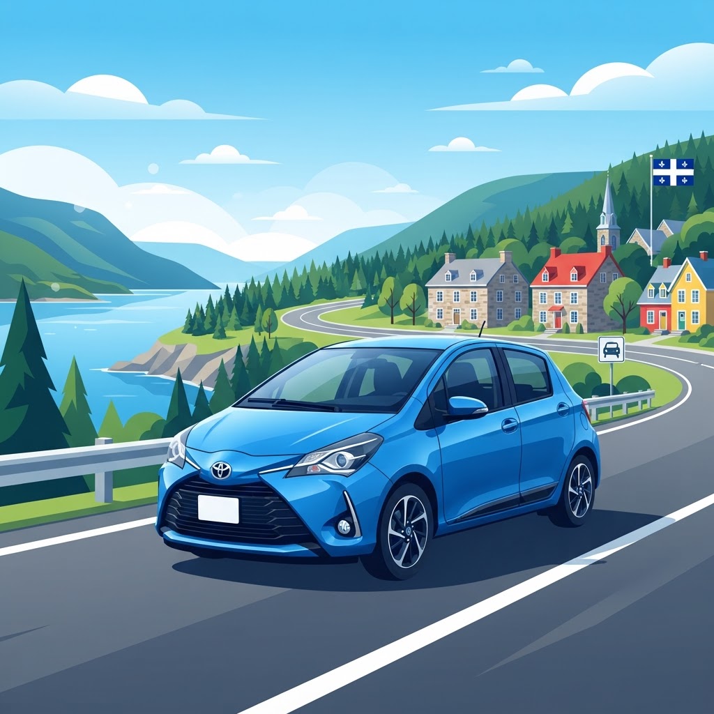 Illustration: 2019 Toyota Yaris de base — Caméra, Bluetooth, Financement Québec
