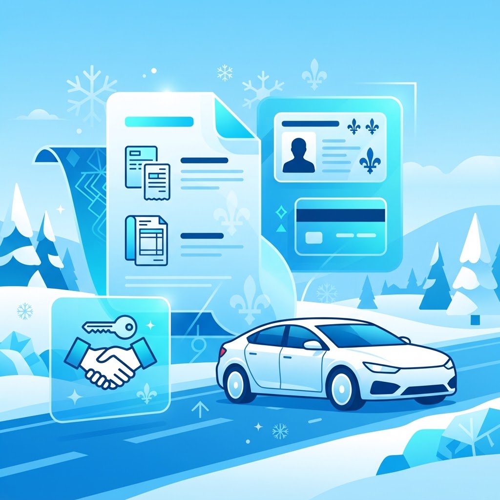 Illustration: Documents requis pour une demande de financement auto au Québec