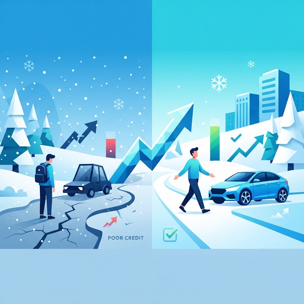 Illustration: Improve Your Credit Score in Quebec for a Better Car Loan Rate