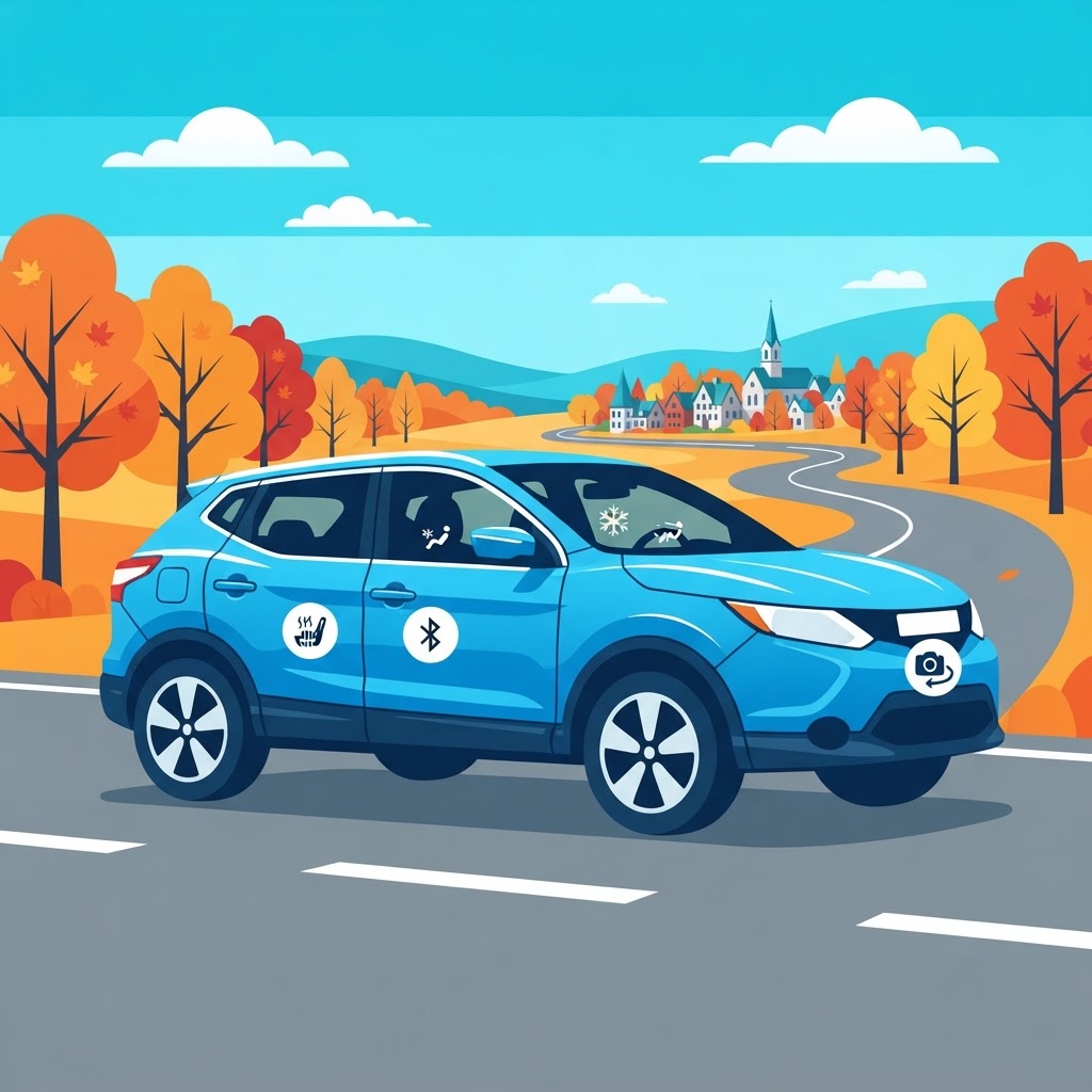 Illustration: 2020 Nissan Qashqai for sale — QC financing, heated seats, camera
