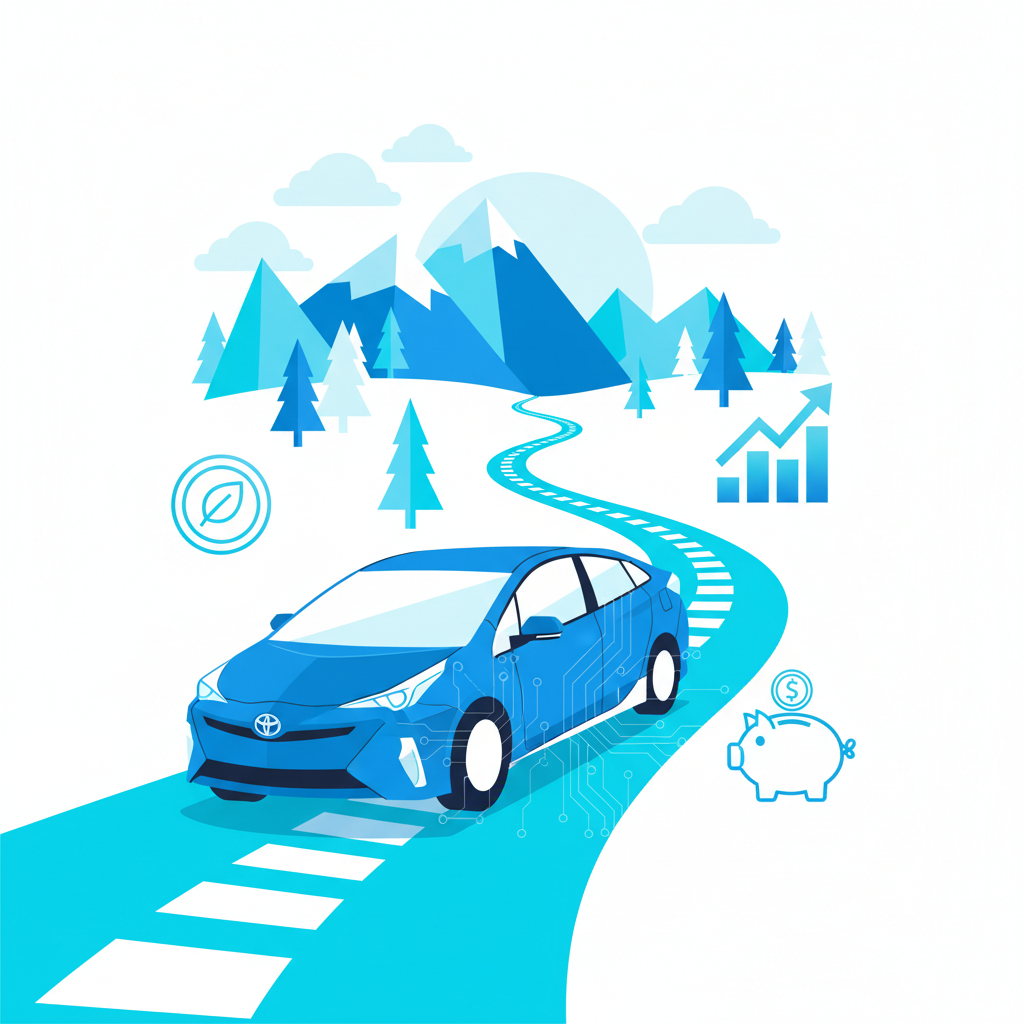 Illustration: Used Toyota Prius in Quebec: Real Savings and Hybrid Financing