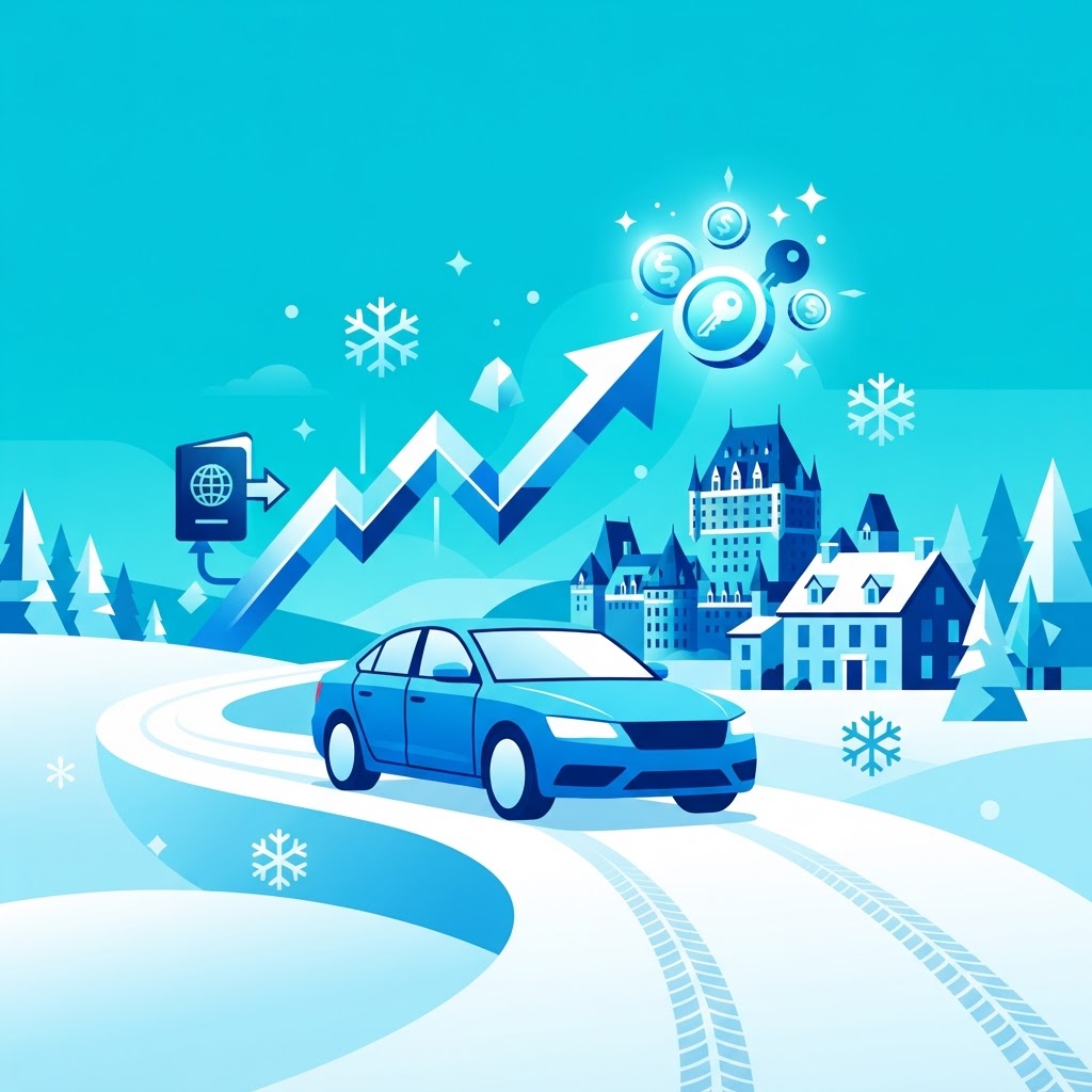 Illustration: Nouvel arrivant au Québec obtenir crédit auto sans historique canadien