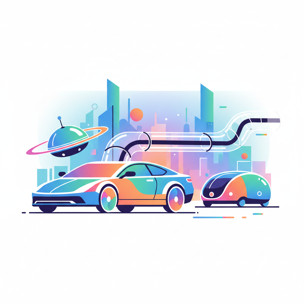 Illustration: Innovations automobiles qui révolutionnent le transport