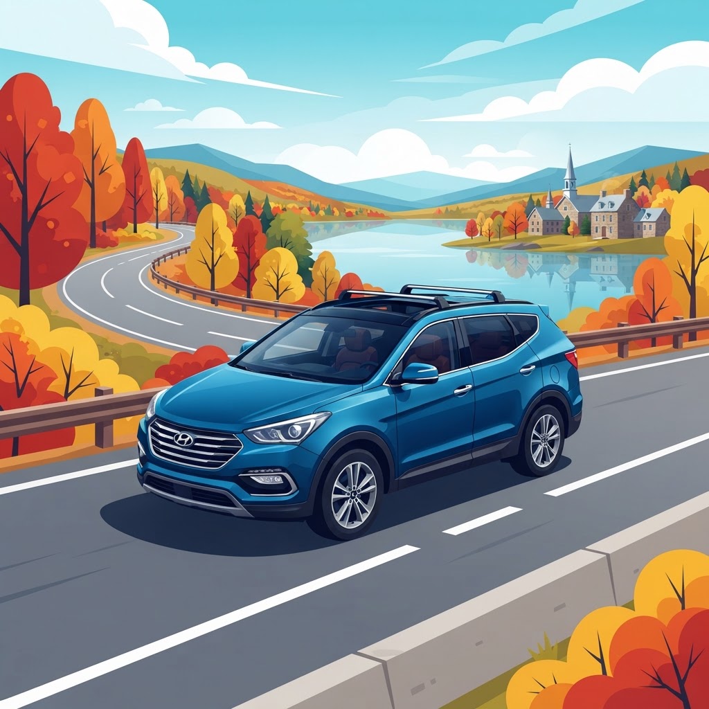 Illustration: 2018 Hyundai Santa Fe Sport 2.0T SE AWD for Sale in Quebec | Auto Financing