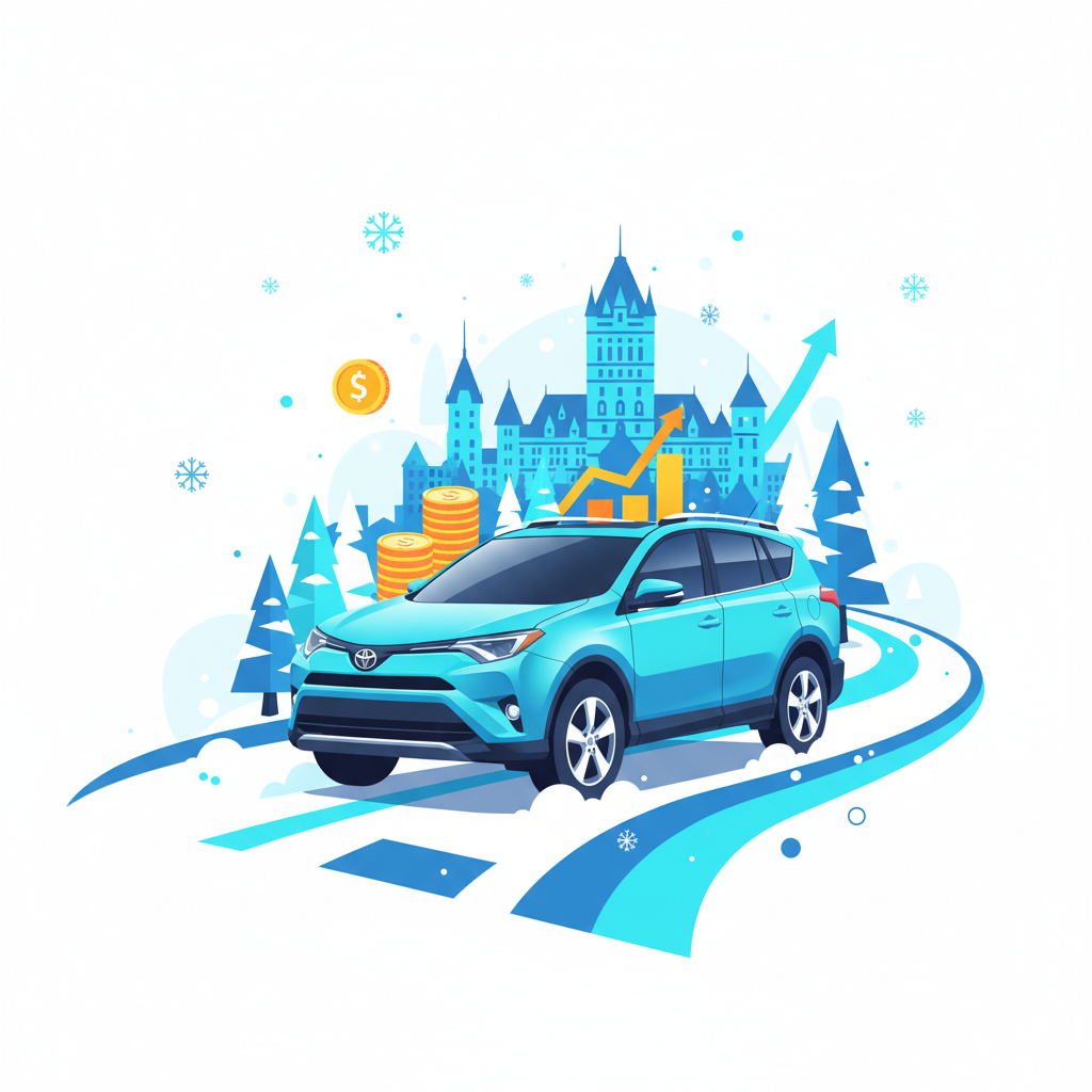 Illustration: Toyota RAV4 2017-2024 usagé : pourquoi ce VUS séduit le Québec