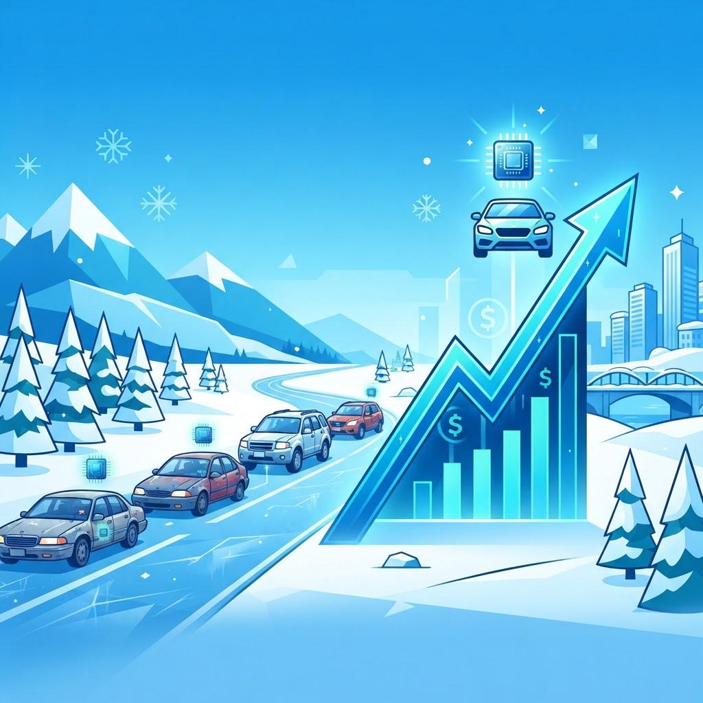 Illustration: Pénurie de puces et hausse des prix des autos d'occasion au Québec