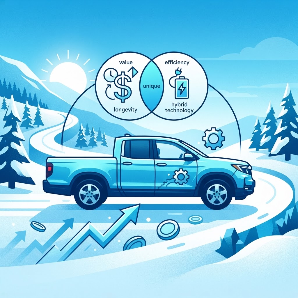Illustration: Honda Ridgeline usagée : prix, financement et modèle hybride unique