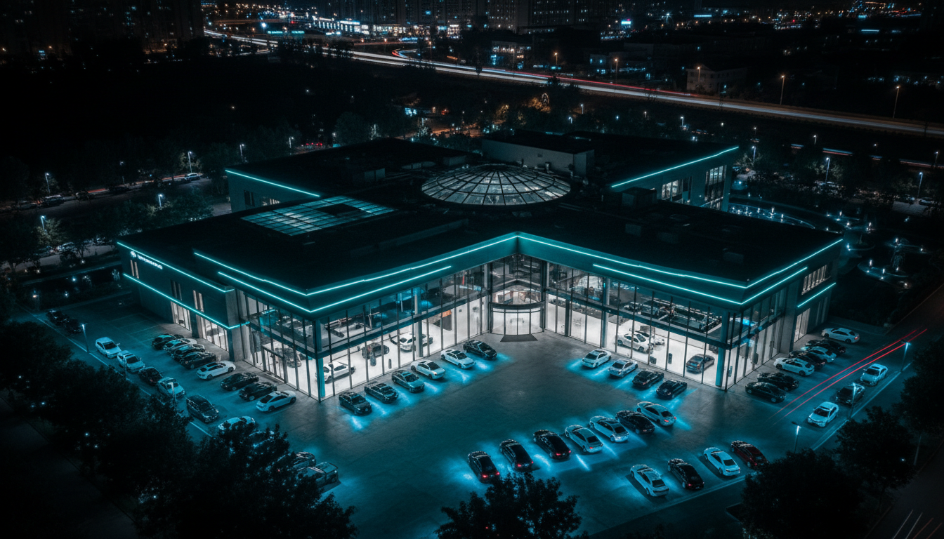 Salle de montre de concessionnaire automobile au Québec