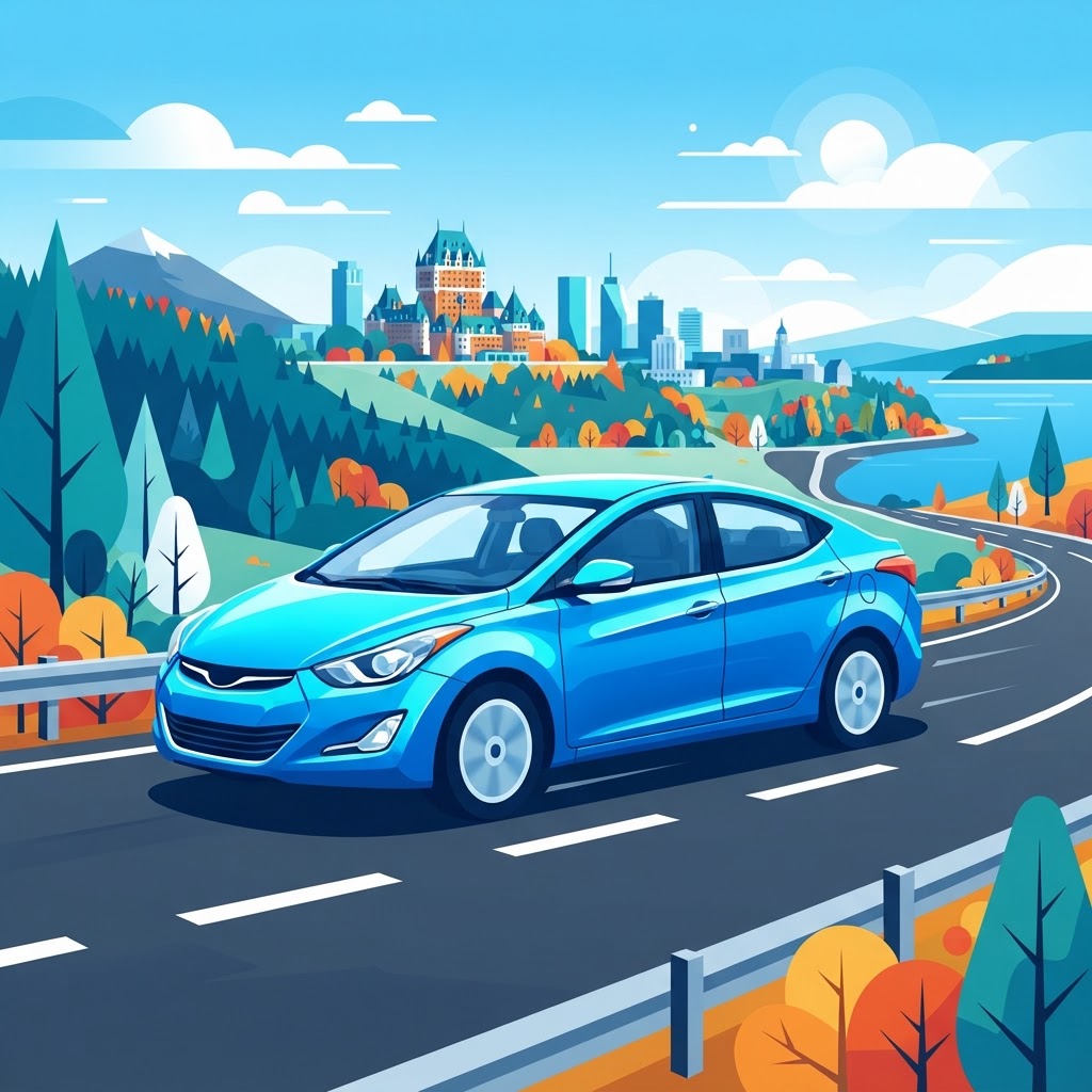 Illustration: 2013 Hyundai Elantra GL Sedan Automatic for Sale in Quebec
