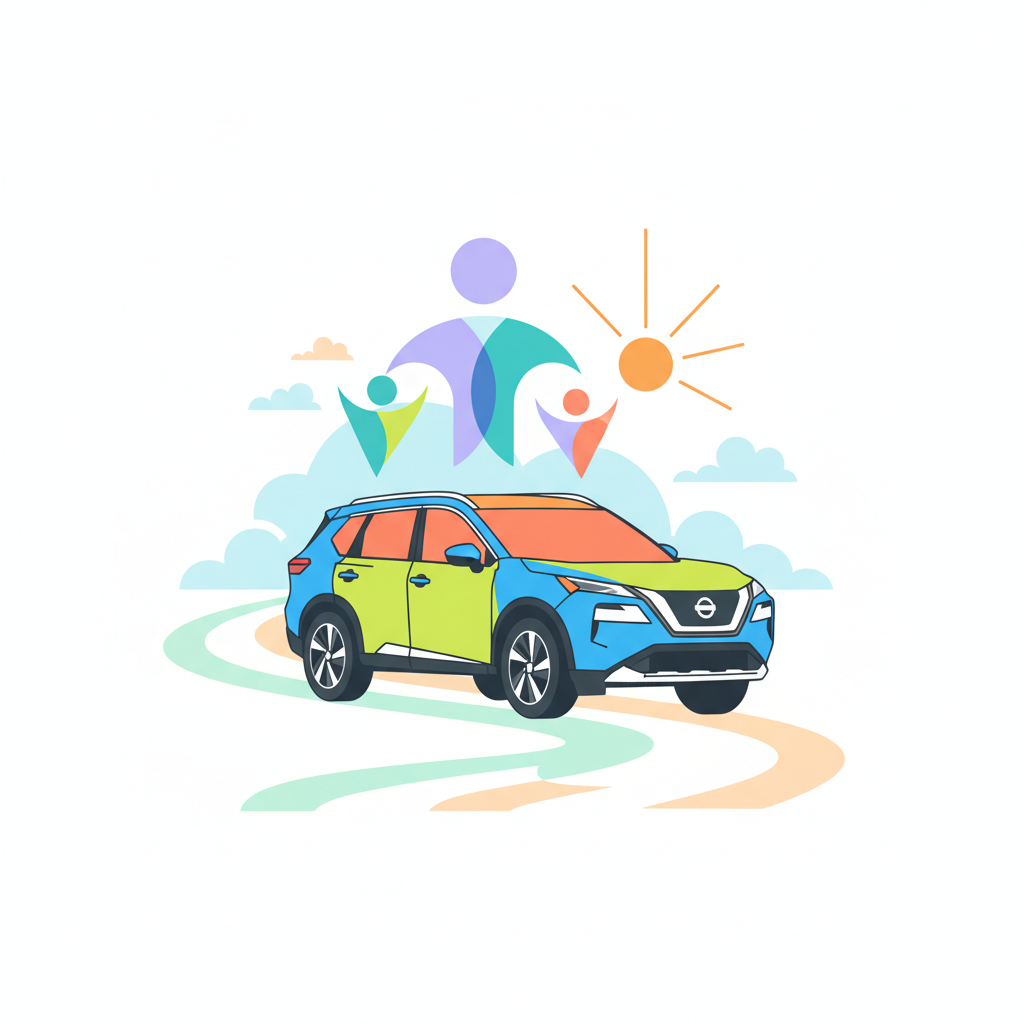 Illustration: Nissan Rogue — SUV familial idéal : confort et sécurité