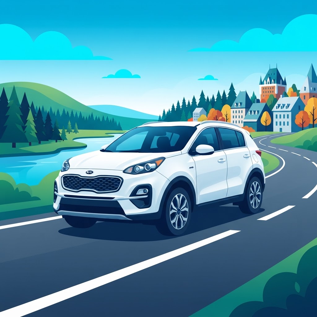 Illustration: 2020 Kia Sportage LX AWD jamais accidenté à vendre au Québec