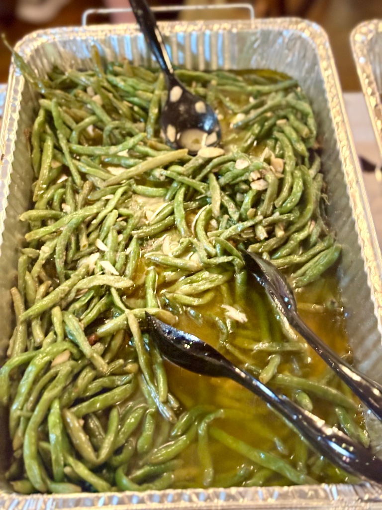 Fresh sautéed green beans, a seasonal vegetable side dish from DiRenzo Brothers Catering in Pittsburgh