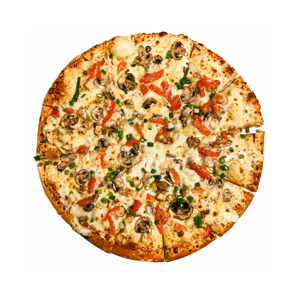 Chicken Alfredo Pizza
